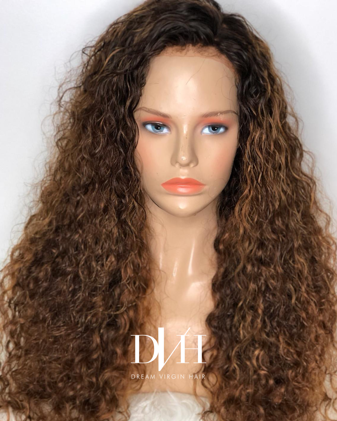 perruque lace frontal bouclee lauryn