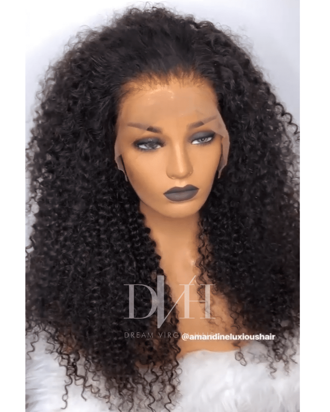 perruque lace dvh curls