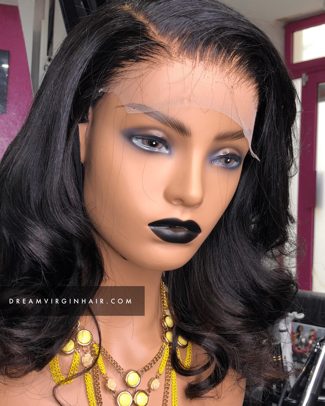 perruque closure large body wave