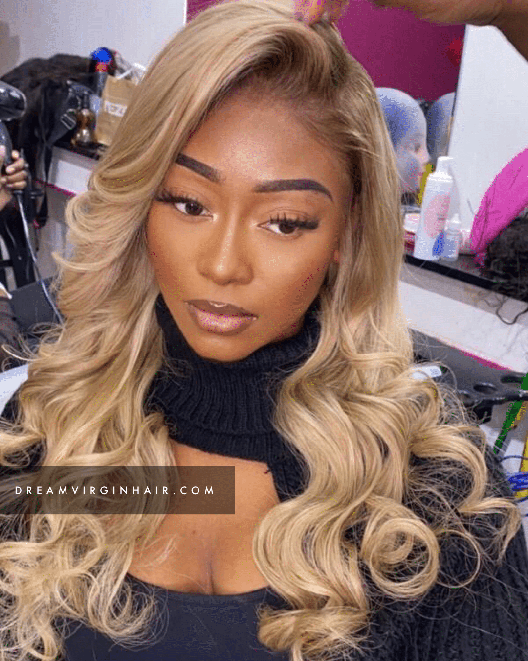 lace wig blond